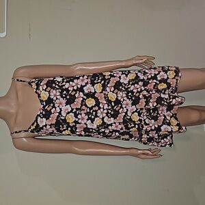 As u wish Black Floral Sundress